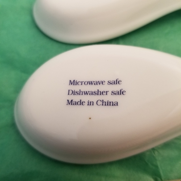 Set of 4 Ceramic Chinese Soup Spoons 5 Inch, Asian Soup White - Picture 4 of 4